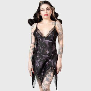 Killstar Midnight Ire Lounge Dress NWT